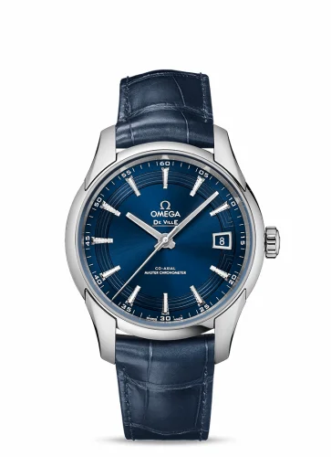 Omega De Ville Hour Vision Master Chronometer Stainless Steel / Blue 433.33.41.21.03.001 (43333412103001)